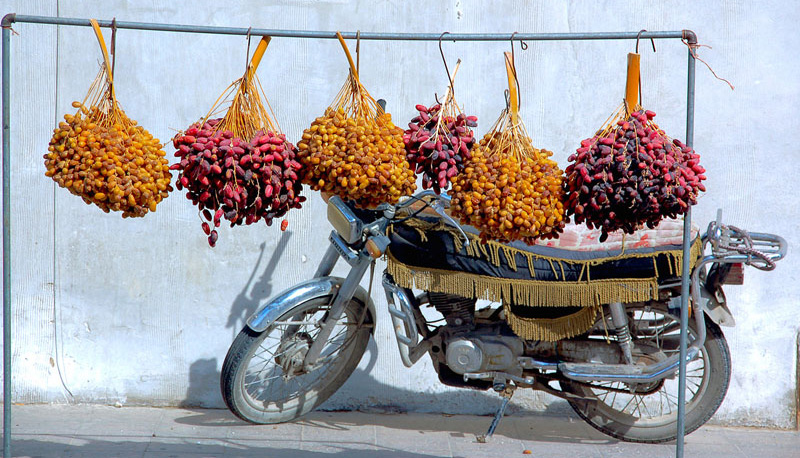 Hildegard Weiss bereiste den Orient mit diesem Motorrad